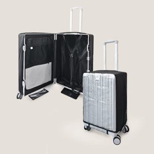 트래블라라 캐리어 커버 투명 방수 스판 보호 덮개 케이스 소분파우치 증정