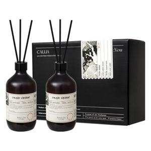 (섬유향수 증정) 칼리아 시그니처 대용량 디퓨저 선물세트 500ml 2개입