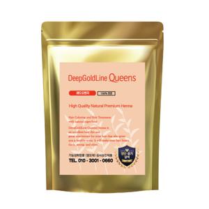 딥goldline퀸즈헤나 2봉구매시 1봉더 헤나염색약 -레드오렌지  2+1