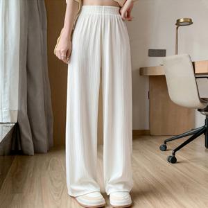 플리츠 밴딩 와이드팬츠 키작녀 세미와이드 여성 냉장고바지
