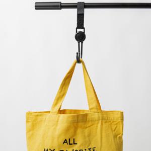 더블 유모차 걸이/회전형/다용도/가방/고리/후크/2구/찍찍이/휴대용/벨크로