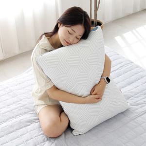 라움하우스 듀라론 냉감 쿨 솜베개 중형 대형  휴비스