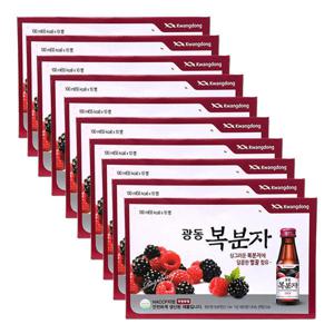 광동 복분자 100ml x 100병 프리바이오틱스 건강 드링크 상시제조 소비기한 27년이후