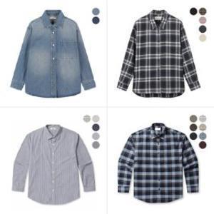 (신세계마산점)두께감 딱 걸치기편한 셔츠특가  인기쟁이 청셔켓/솔리드/단색/체크/오버핏 204310032...