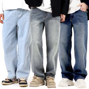 비브레이커스 신상 남자 청바지/빅사이즈/블랙/스판/일자/테이퍼드/와이드/데님/팬츠/밴딩/봄/가을