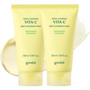 (리뉴얼)구달 청귤 비타C 딥 클렌징 폼 150ml x 2개