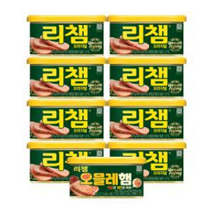 리챔 오리지널 200g 8캔 + 리챔 오믈레햄 200g 1캔