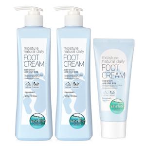 바세린 모이스처 풋크림 2+1 / 500ml+500ml+60ml (빡세일행사) 고보습 대용량