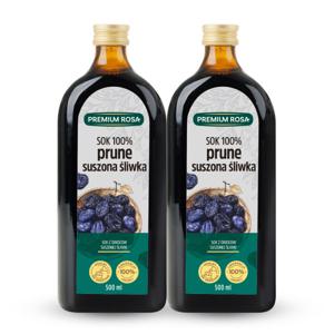 프리미엄로사 푸룬 원액 즙 유리병 농축액 식이섬유 임산부 어린이 푸른 주스 500ml 2병