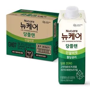 뉴케어 당플랜 인절미맛 200ml x 30팩 혈당관리 당 제로 환자 영양식 식사