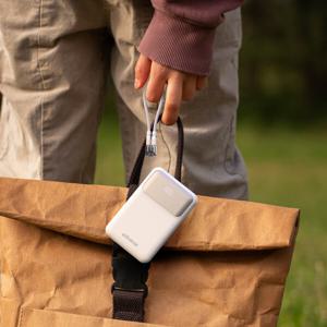 PD 22.5W C타입 케이블 일체형 초경량 고속충전 보조배터리 10000mAh