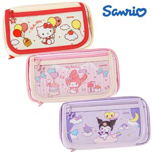 1+1 2개세트 산리오 필통 다기능 신학기 지퍼 자석 대용량 초등학생 어린이 쿠로미 헬로키티 마이멜로디