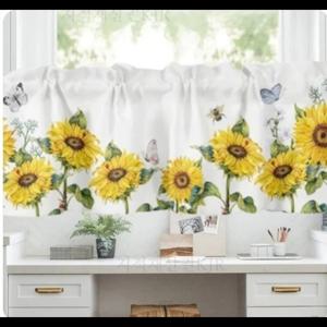 창문 커튼 바란스 방문 주방 플라워 미니커튼 베란다 패브릭 고품질 및사은품 증정