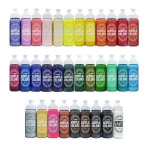 종이나라 비비드 아크릴물감 220ml 대용량 물감 낱색 아크릴컬러 33색