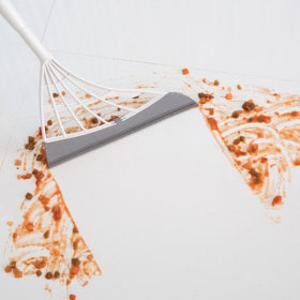 쓰리잘비2 길이조절형 고양이털제거 실리콘 슈퍼빗자루