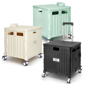 특대형 360도 회전가능 4바퀴 폴딩 접이식 쇼핑카트 장바구니 캐리어 / 스타배송