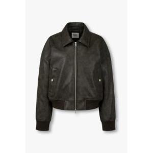 (STUDIO TOMBOY)(대구신세계)신세틱 레더 블루종 점퍼(9176161971)