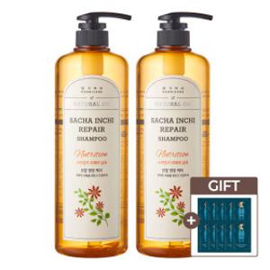 댕기머리 허벌 사카잉키 샴푸 (한정수량 초특가) 1000ml 2개+샴푸10매 / 안심성분 푸석한 모발