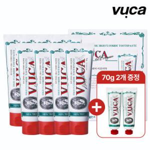 VU.CA 뷰.카 고불소 대용량 8개입 치약 미백 불소 구취제거 어린이 키즈 치약 모음