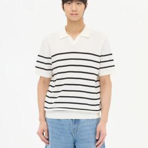 남성) 쿨라이트 오픈 카라 스웨터_MSF2ET1001