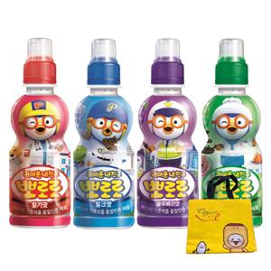 팔도 뽀로로 어린이 음료수 220ml 밀크 5개+딸기5개+사과5개+블루베5개 +4개서비스장바구니(총 24개)