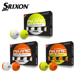 스릭슨 Z-STAR DIVIDE 3피스 우레탄 골프공-1더즌