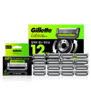 질레트랩스 딥클렌징바 면도날 4입 + 12입(총 16입)