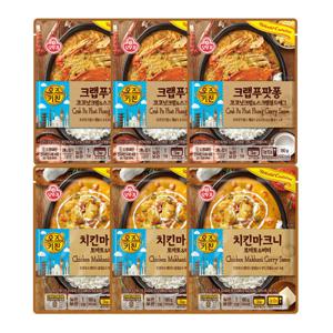오즈키친 크랩푸팟퐁 180G 3개 + 오즈키친 치킨마크니 180G 3개