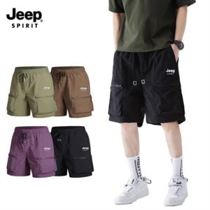 특가 지프스피릿 JEEP SPIRIT 카고 반바지 여름 숏팬츠 속건 애슬레저 러닝 루즈핏 JPDK553