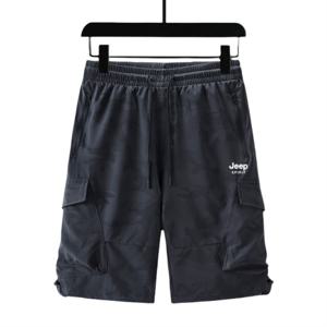 지프스피릿 반바지 오버핏 카고 통 넓은 5부 밴딩 168A309