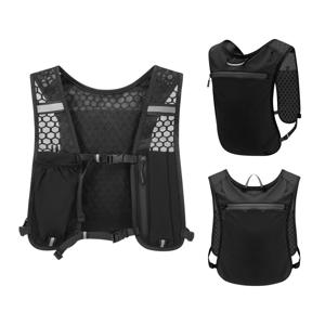 초경량 125g 통풍 메쉬 러닝백 등산 마라톤 조끼 베스트 가방 2컬러