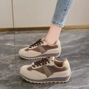 여성 발편한 쿠션감 운동화 통굽신발 데일리