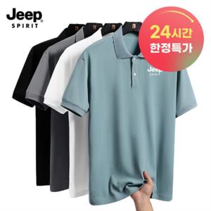 특가 1+1 지프 JEEP SPIRIT 아이스 실크 반팔 카라 티셔츠 여름 티셔츠 냉감셔츠 JP8905