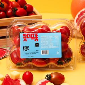 광림상회 자몽향 왓더프룻 스테비아 자몽향 방울토마토  500g 2팩 총 1kg