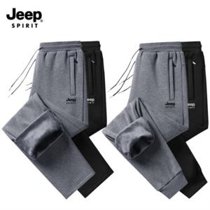 지프 JEEP SPIRIT 남녀공용 안감 기모 융기모 츄리닝 캐주얼팬츠 트레이닝팬츠 1064
