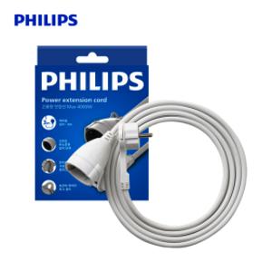 필립스 고용량 1구 연장선 연장 케이블 납작 콘센트 멀티탭 3M 5M