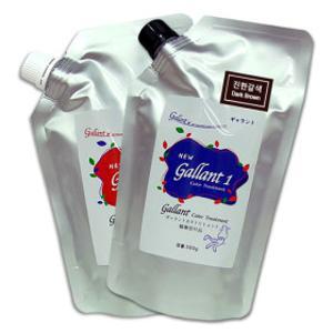 웰빙 저자극 염색약 총1000g/오징어먹물 함유 염색 진한갈색/새치염색약/새치커버/새치염색