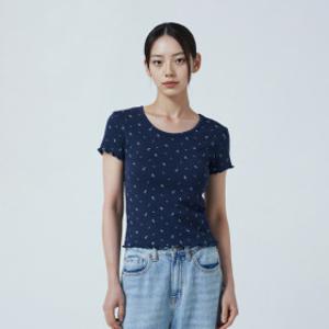 플라워 반팔티_SPRWF49G11 스파오 스프링세일