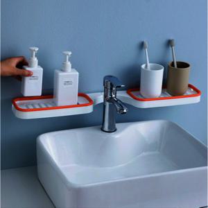 무타공 다용도 주방 욕실 수납 정리 세면대 트레이 움직이는 선반 실용성 편리함 (2개이상추가할인)