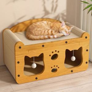 3in1 고양이 스크래쳐 소파형 숨숨집 대형 스크래처