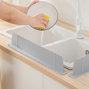 실리콘 싱크대 물막이 일반형/설거지 물튐방지 가림막 설거지 후 옷 젖음 끝 감성 컬러 내열 실리콘 소재