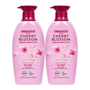 오가니스트 체리블라썸 수분영양 컨디셔너(비건) 500ml x 2개