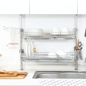 아이넥스 아크로 기둥식 2단 식기건조대 600