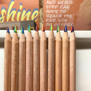 7in1 레인보우 펜슬 무지개 색연필 24P