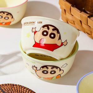4개세트 크레용신짱 짱구 밥그릇 380ml