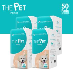 국내생산 더펫패드 38g 50매 4팩 무향 강아지 배변패드 강아지 애견