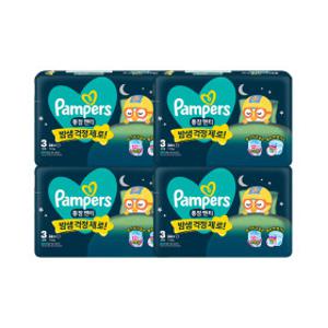 팸퍼스 2026 신제품 통잠 팬티형 기저귀 3단계 34매x4팩(총 136매)