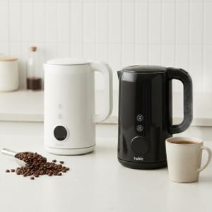휴빅 대용량 보온 전기주전자 올스텐 전기포트 화이트 이중단열 무선커피포트 화이트/블랙