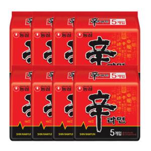 신라면 5입X8개 총40개