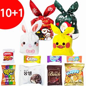 크리스마스 크리스마스선물 간식세트 산타 간식 선물 간식꾸러미 답례품 단체간식 과자세트 (빵빵한간식)